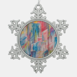 Schneeflocke-Verzierung "kreativer Utopie" Schneeflocken Zinn-Ornament