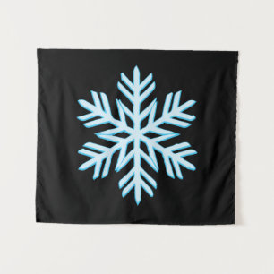 Schneeflocke Wandteppich