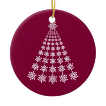 Schneeflocke-Weihnachtsbaum-Verzierung