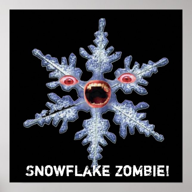 Schneeflocke Zombie! Poster (Vorne)