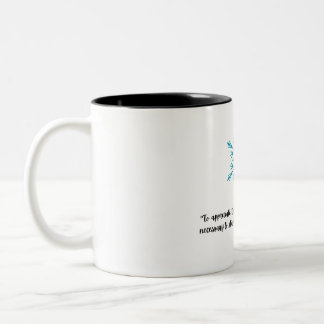 Schneeflocke Zweifarbige Tasse