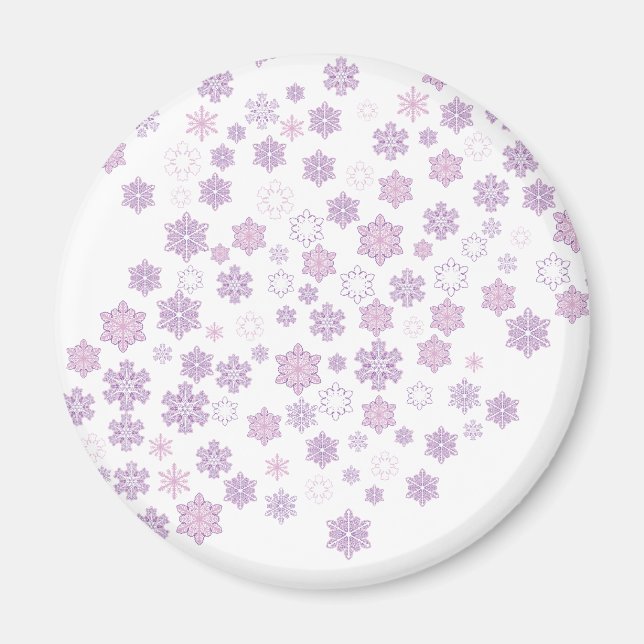 Schneeflocken-2 Magnet (Vorne)