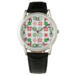 Schneeflocken Armbanduhr