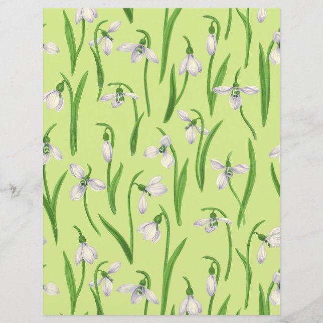 Schneeflocken auf Honigtau (Vorderseite)