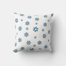 Schneeflocken (blau und schwarz)
