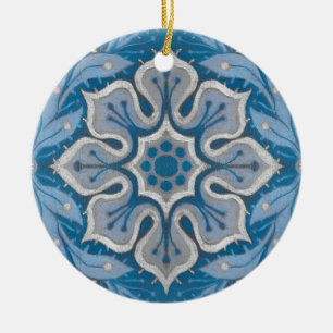 Schneeflocken, blühende Blume, Schneeflocken in Bl Keramik Ornament