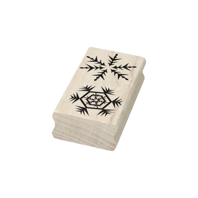 Schneeflocken Briefmarke Gummistempel (Stempel)