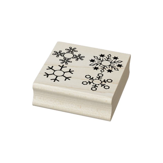Schneeflocken Briefmarke Gummistempel (Stempel)