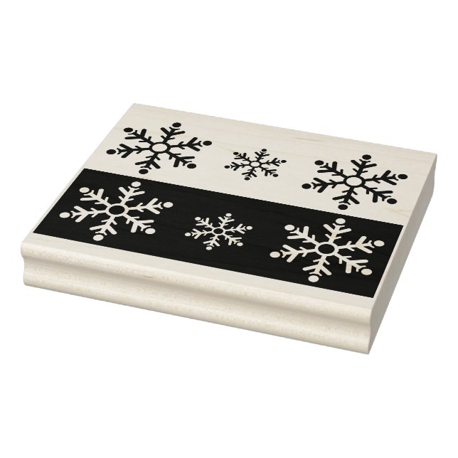 Schneeflocken Briefmarke Gummistempel (Stempel)