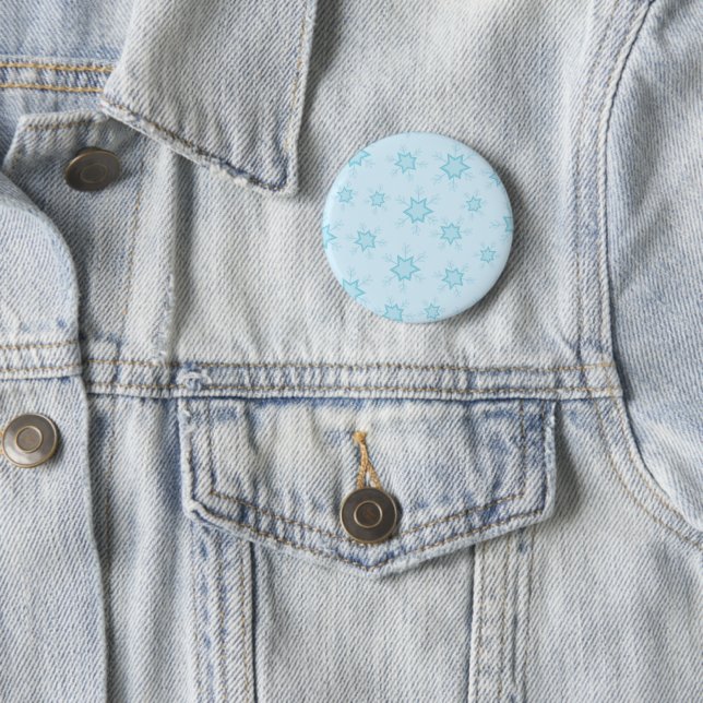 Schneeflocken, Eisblau, Eisschneeflocken, Schnee Button (Beispiel)