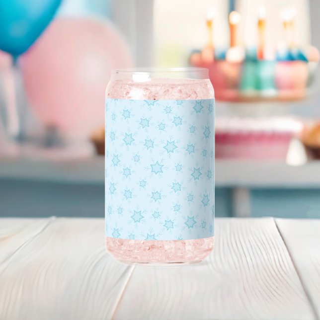 Schneeflocken, Eisblau, Eisschneeflocken, Schnee Dosenglas (Insitu (Baby Party))