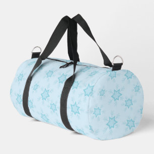 Schneeflocken, Eisblau, Eisschneeflocken, Schnee Duffle Bag