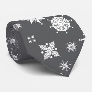 Schneeflocken Eiskristalle. Accessoires, Krawatte
