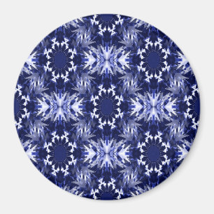 Schneeflocken en bleu..... magnet