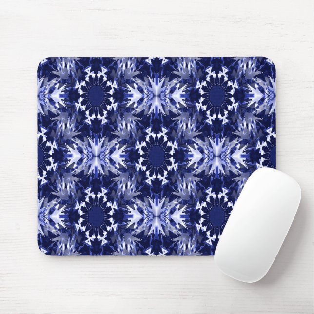 Schneeflocken en bleu..... mousepad (Mit Mouse)