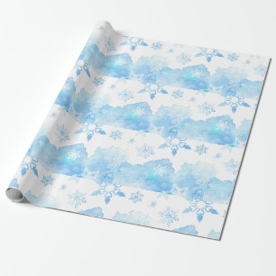 Schneeflocken-Farbpapier Geschenkpapier