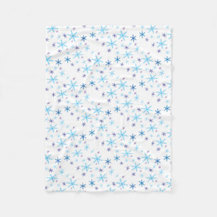 Schneeflocken Fleece Blanket