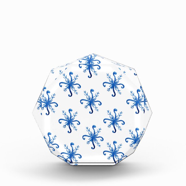 Schneeflocken Fotoblock (Vorderseite)