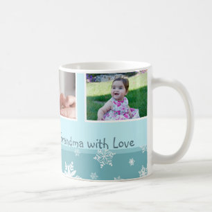 Schneeflocken Frohe Weihnachten Oma Tasse