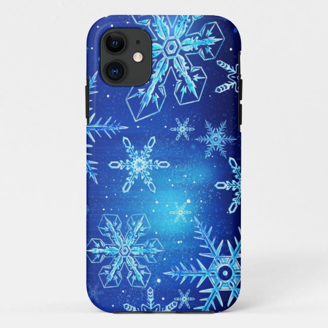 Schneeflocken-Gehäuse Case-Mate iPhone Hülle (Rückseite)