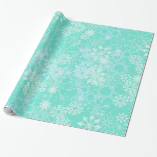 Schneeflocken Geschenkpapier