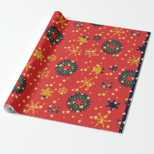 Schneeflocken - geschenkpapier