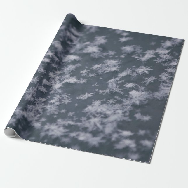 Schneeflocken Geschenkpapier (Ungerollt)