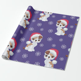 Schneeflocken Geschenkpapier