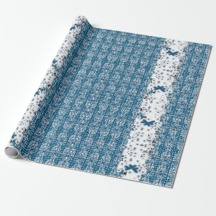 Schneeflocken Geschenkpapier