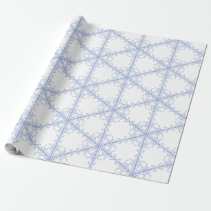 Schneeflocken Geschenkpapier