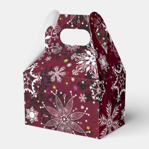 Schneeflocken Geschenkschachtel