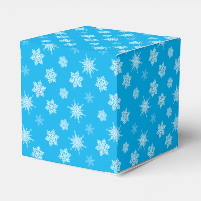 Schneeflocken Geschenkschachtel (Rückseite)