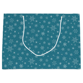 Schneeflocken Große Geschenktüte