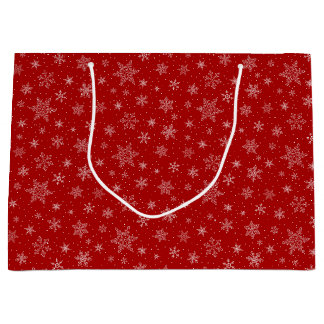 Schneeflocken Große Geschenktüte