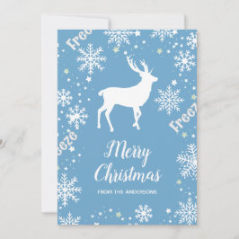 Schneeflocken Hirsche Weihnachten