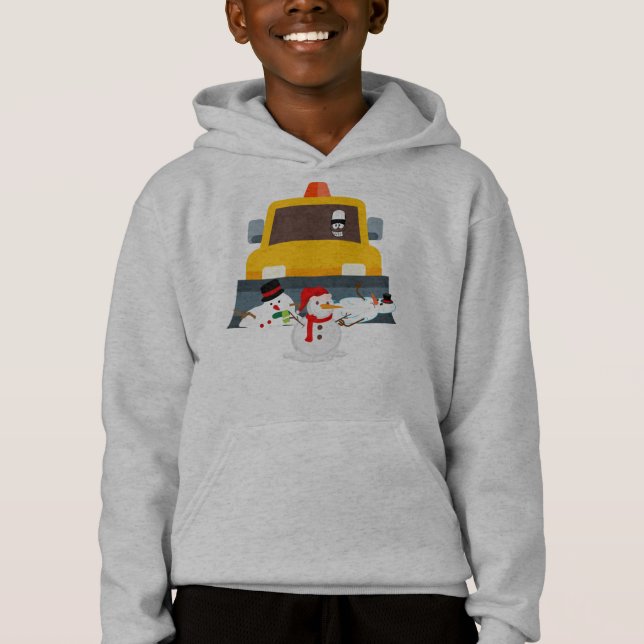 Schneeflocken Hoodie (Vorderseite)