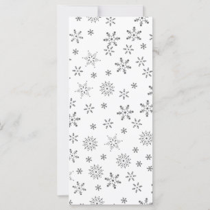 Schneeflocken im weißen Hintergrund