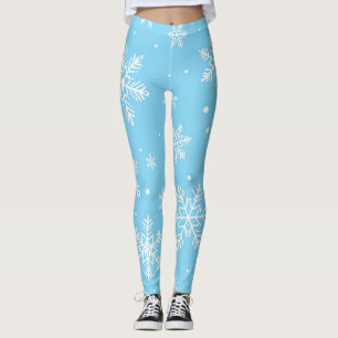 Schneeflocken in der Luft Leggings