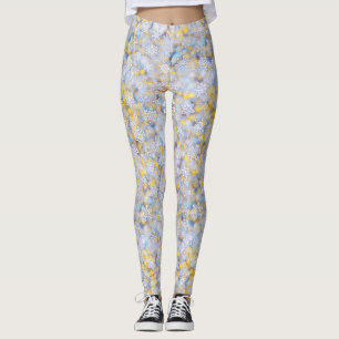 Schneeflocken in der Stadt Leggings