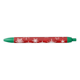 Schneeflocken in der Weihnachtszeit Kugelschreiber