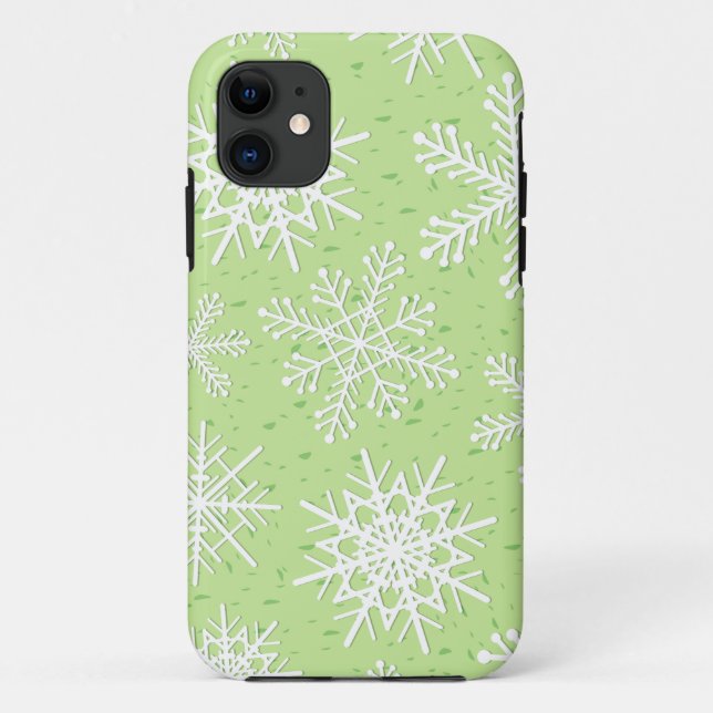 Schneeflocken, iPhone 5 Hülle (Rückseite)
