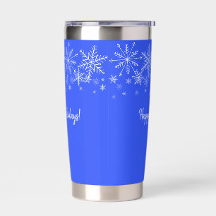 Schneeflocken-Isolierbecher Thermobecher