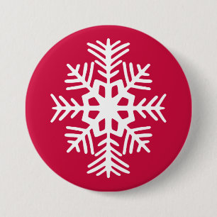 Schneeflocken-Knopf Button