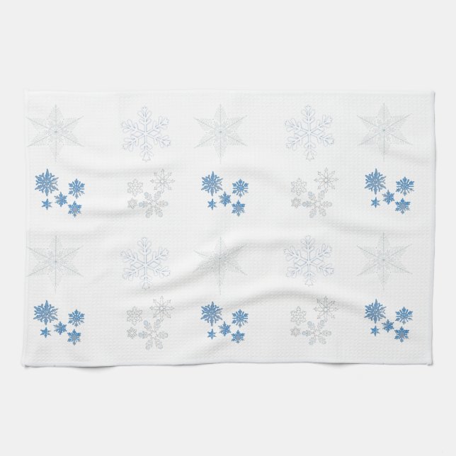 Schneeflocken Küchentuch (Horizontal)