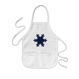 Schneeflocken, Kunsthandwerk / Kochen Schürze - We