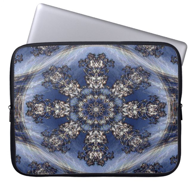 Schneeflocken...... Laptopschutzhülle (Vorderseite)