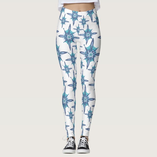 Schneeflocken Leggings (Vorderseite)