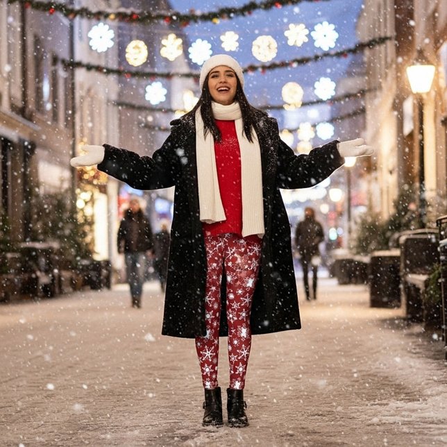 Schneeflocken Leggings (Von Creator hochgeladen)