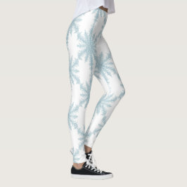 Schneeflocken-Leggings - Feiertag Leggings