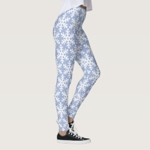 Schneeflocken Leggings Holiday Snowflake Leggings